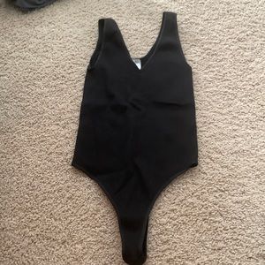 black bodysuit
